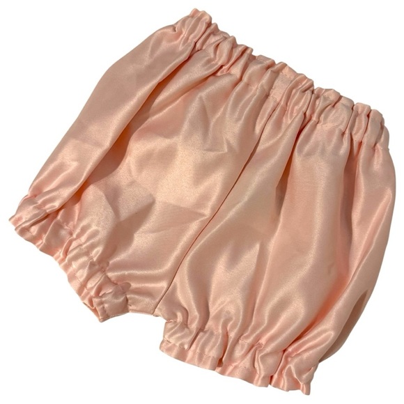 American Princess Baby Girl Dress Set 6M Pink Gold Embroidered Tulle Party Dress - Picture 5 of 10